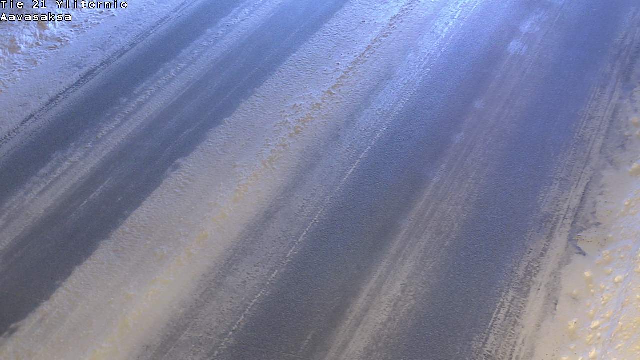 Weather Camera Image Väg 21 Ylitornio_Aavasaksa, Muonio, Lappi