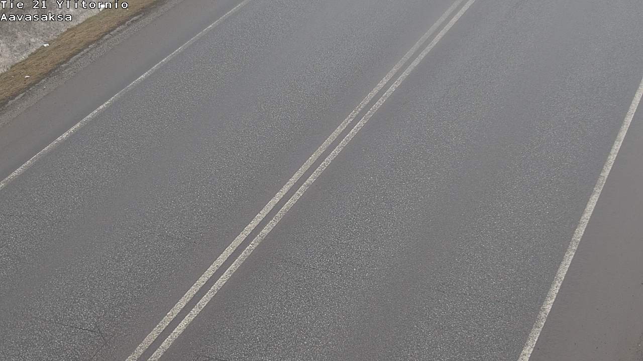 Weather Camera Image Väg 21 Ylitornio_Aavasaksa, Muonio, Lappi