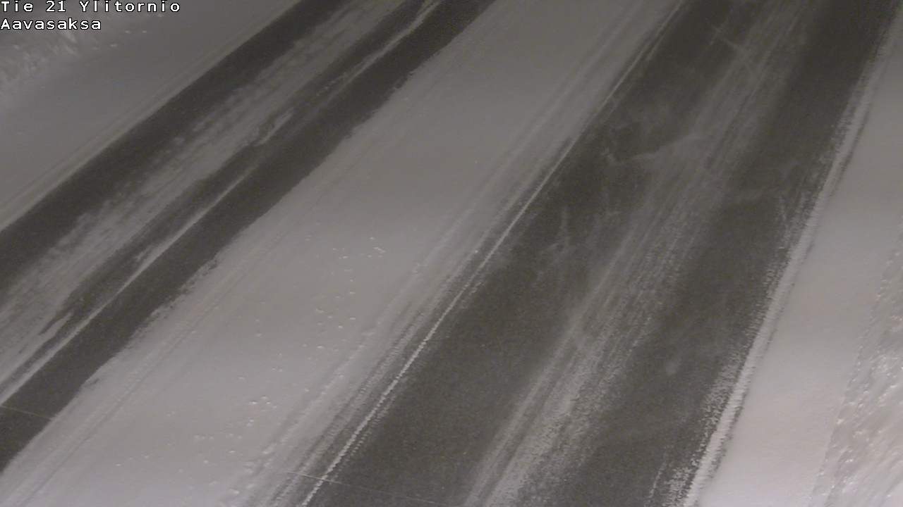 Weather Camera Image Väg 21 Ylitornio_Aavasaksa, Muonio, Lappi