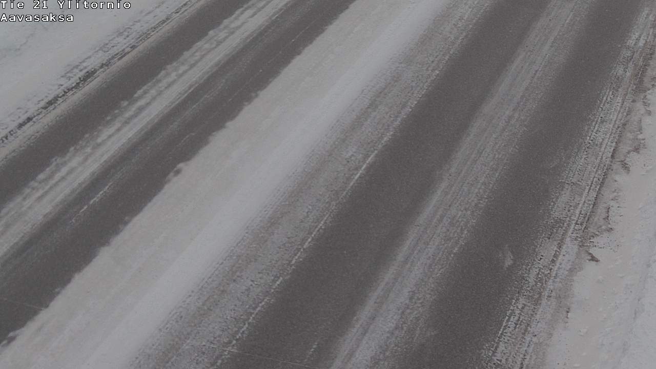 Weather Camera Image Väg 21 Ylitornio_Aavasaksa, Muonio, Lappi