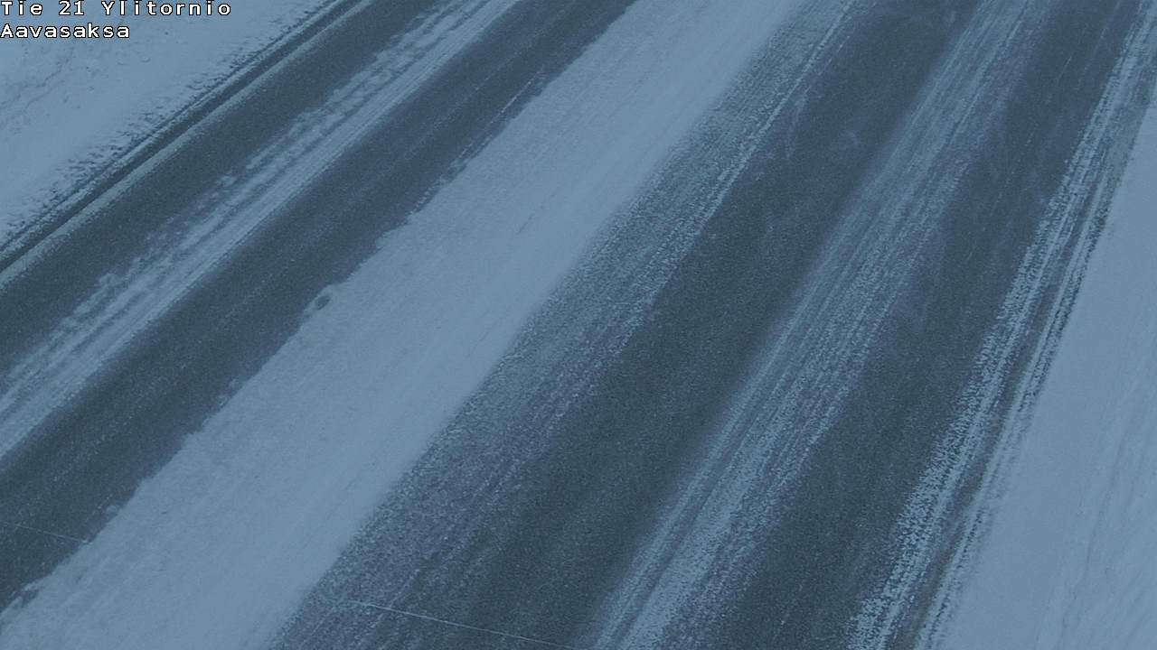 Weather Camera Image Väg 21 Ylitornio_Aavasaksa, Muonio, Lappi