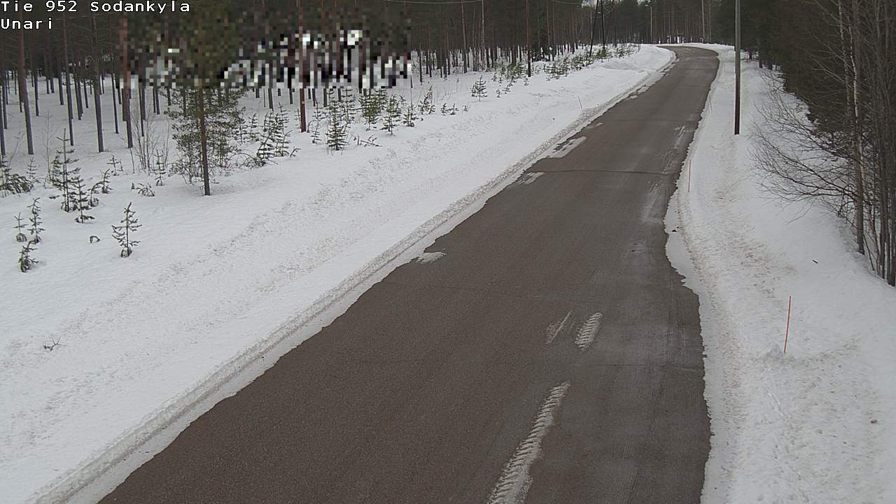 Weather Camera Image Road 952 Sodankylä, Unari, Sodankylä, Lappi
