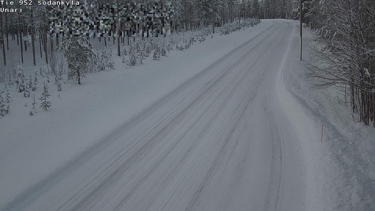 Weather Camera Image Road 952 Sodankylä, Unari, Sodankylä, Lappi