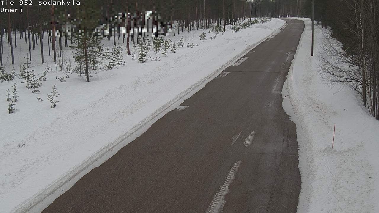 Weather Camera Image Road 952 Sodankylä, Unari, Sodankylä, Lappi