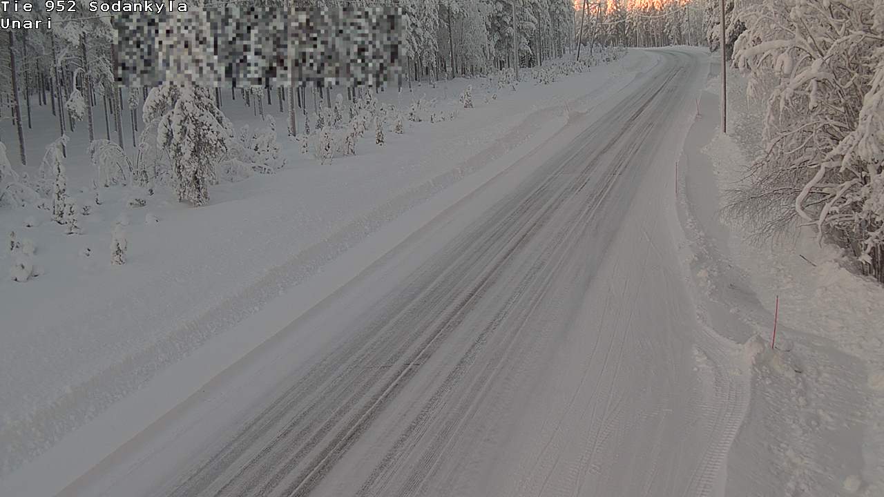 Weather Camera Image Road 952 Sodankylä, Unari, Sodankylä, Lappi