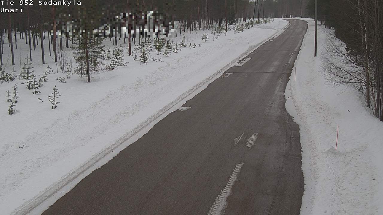 Weather Camera Image Road 952 Sodankylä, Unari, Sodankylä, Lappi