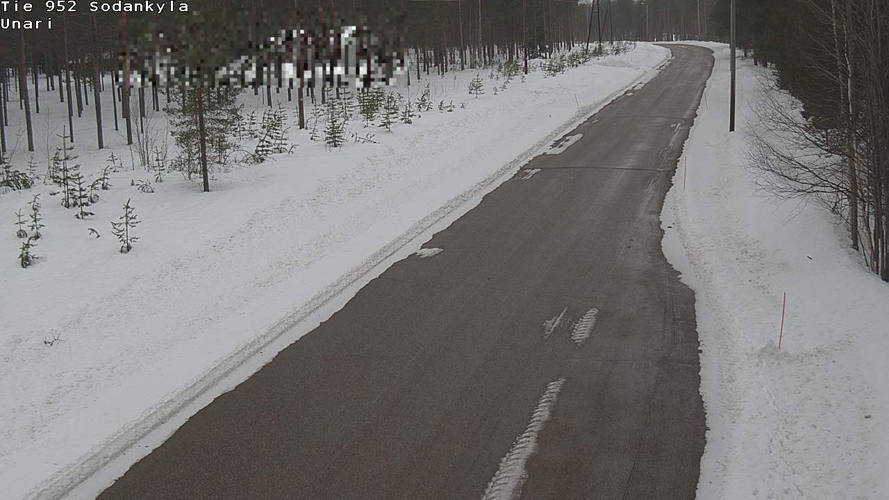 Weather Camera Image Road 952 Sodankylä, Unari, Sodankylä, Lappi
