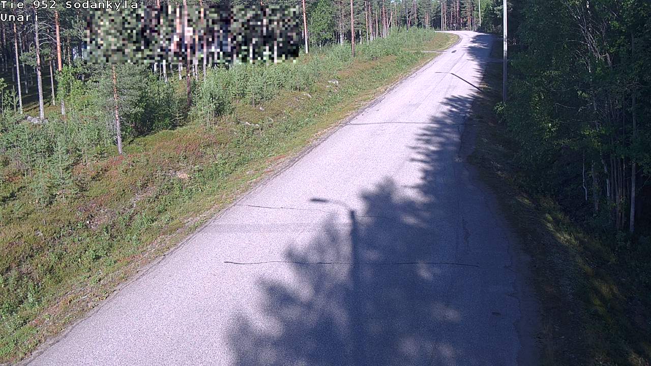 Weather Camera Image Väg 952 Sodankylä, Unari, Sodankylä, Lappi