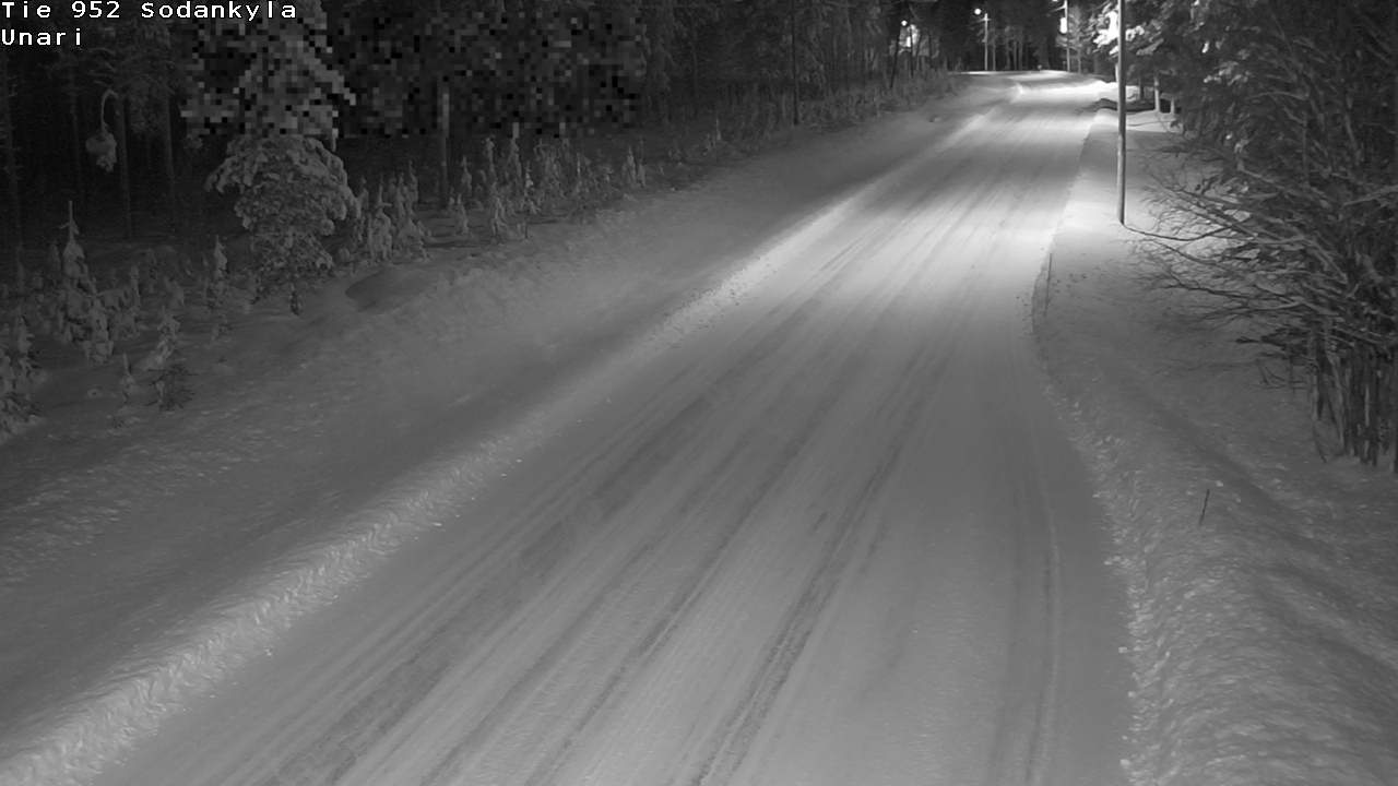 Weather Camera Image Väg 952 Sodankylä, Unari, Sodankylä, Lappi