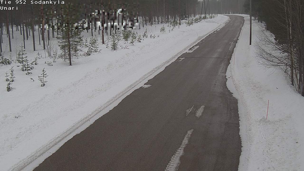 Weather Camera Image Road 952 Sodankylä, Unari, Sodankylä, Lappi