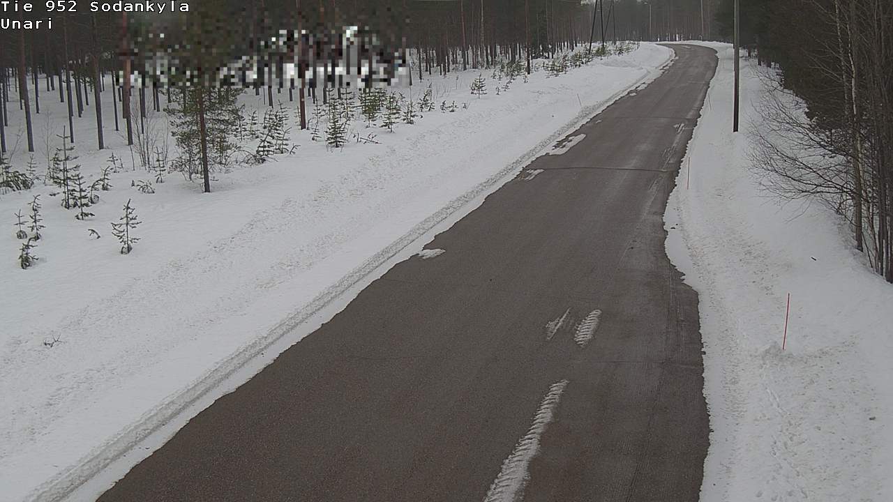 Weather Camera Image Road 952 Sodankylä, Unari, Sodankylä, Lappi