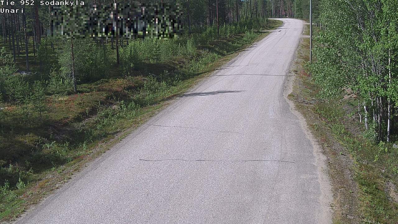Weather Camera Image Road 952 Sodankylä, Unari, Sodankylä, Lappi