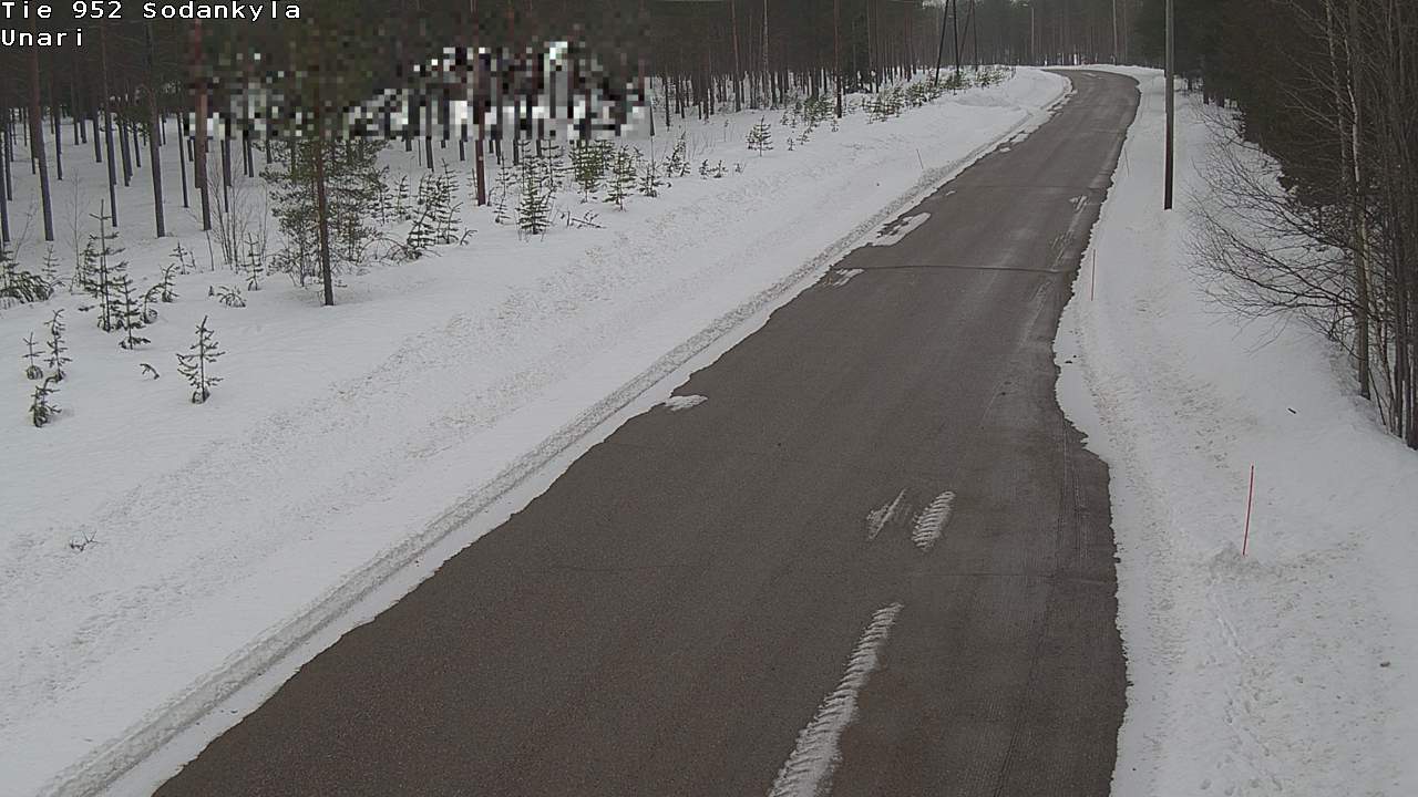 Weather Camera Image Road 952 Sodankylä, Unari, Sodankylä, Lappi