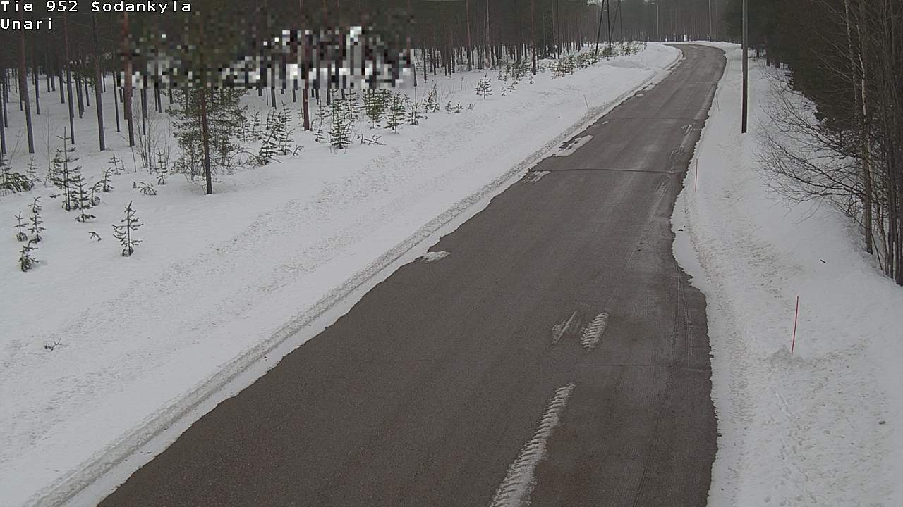 Weather Camera Image Road 952 Sodankylä, Unari, Sodankylä, Lappi