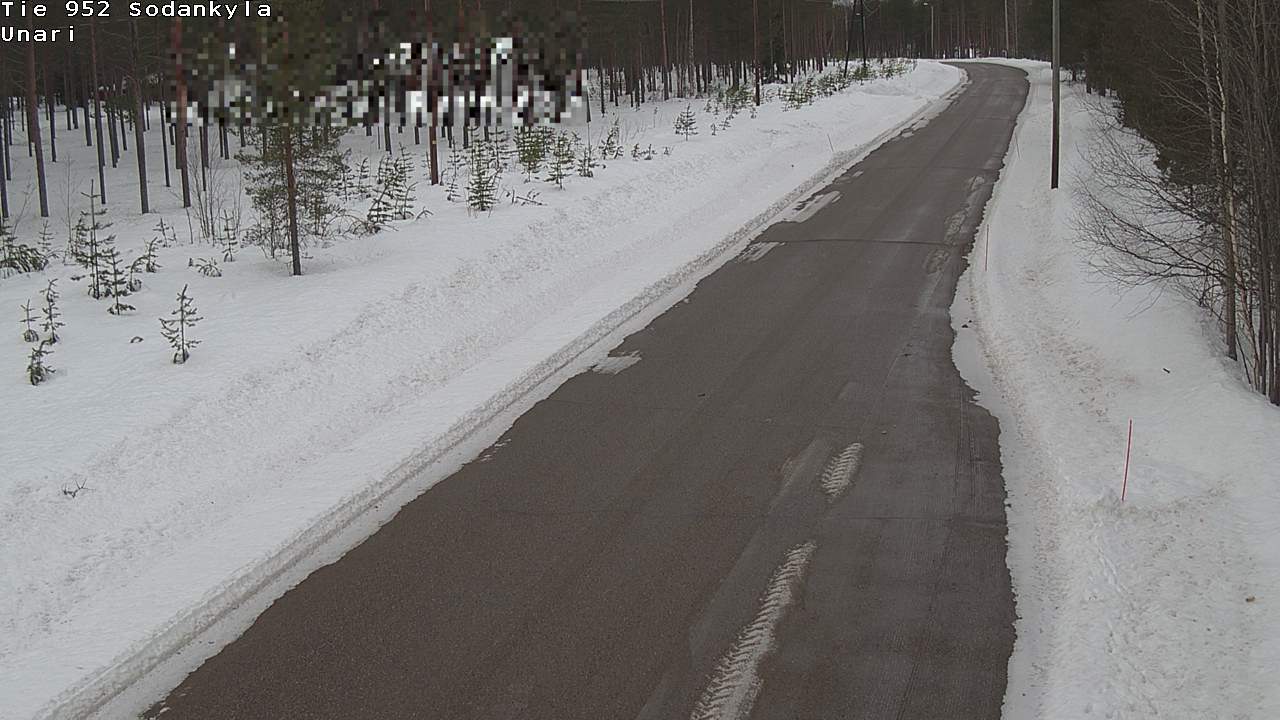 Weather Camera Image Road 952 Sodankylä, Unari, Sodankylä, Lappi
