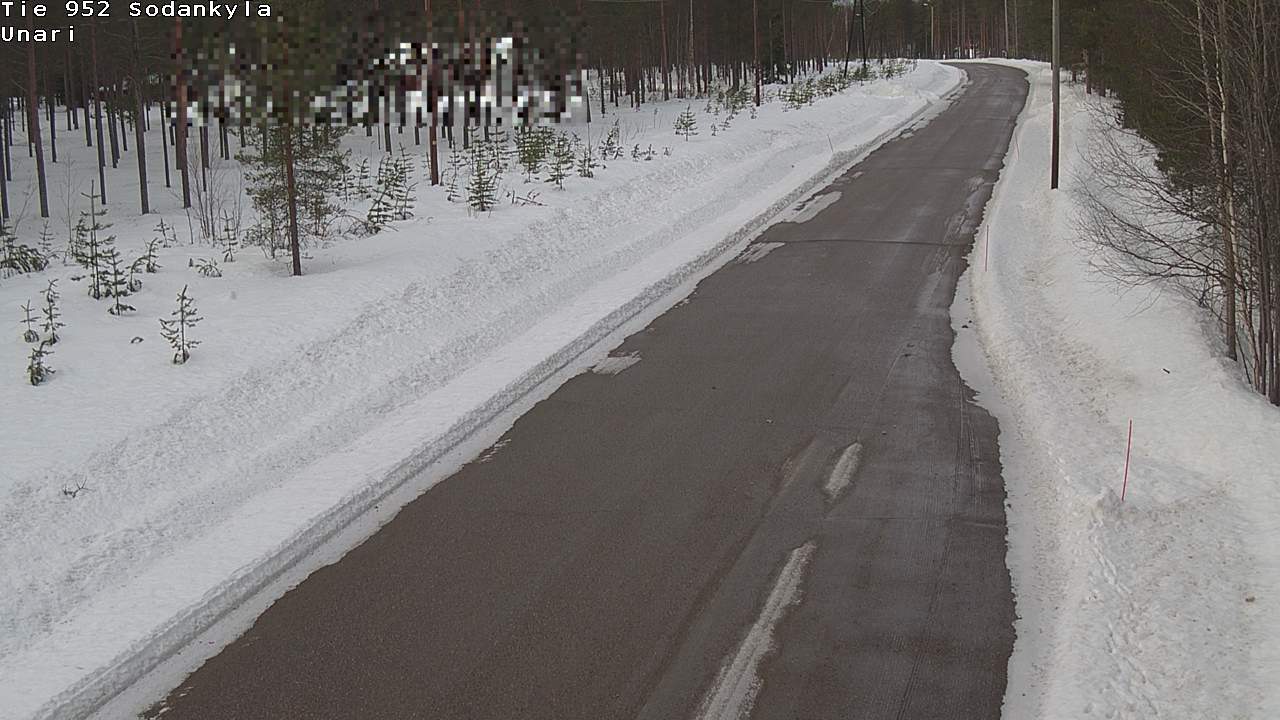 Weather Camera Image Road 952 Sodankylä, Unari, Sodankylä, Lappi