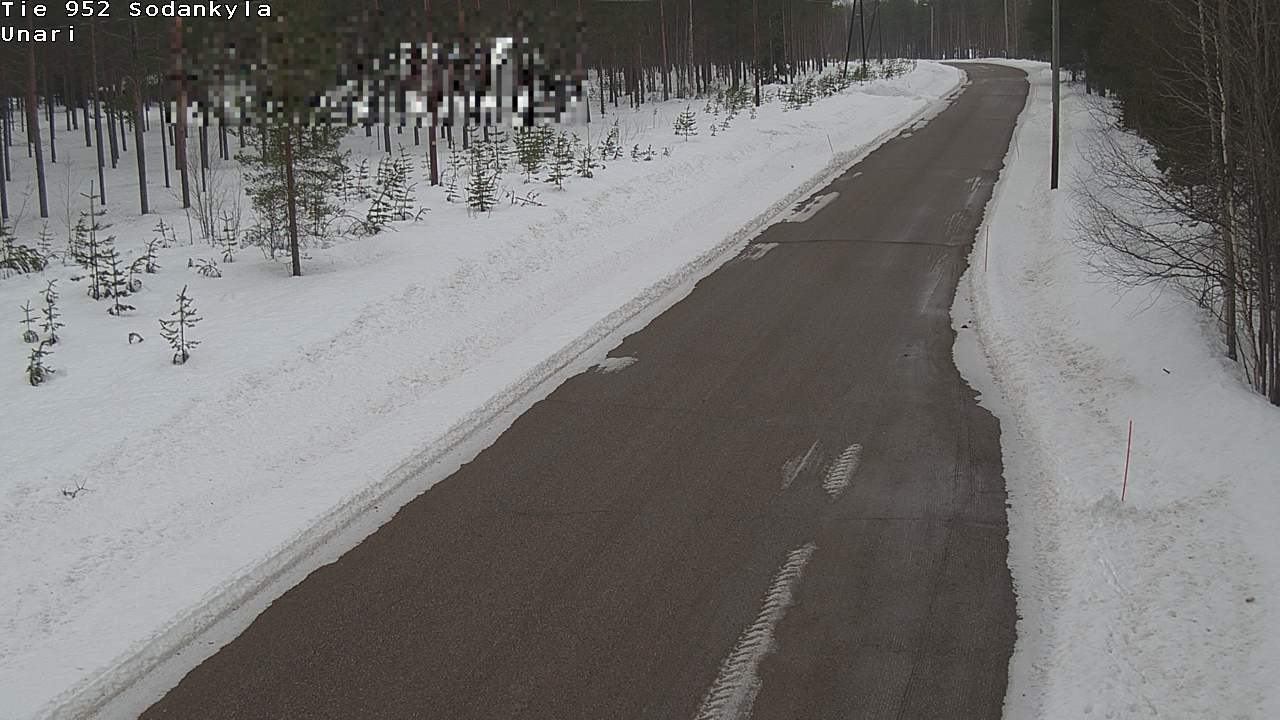 Weather Camera Image Road 952 Sodankylä, Unari, Sodankylä, Lappi