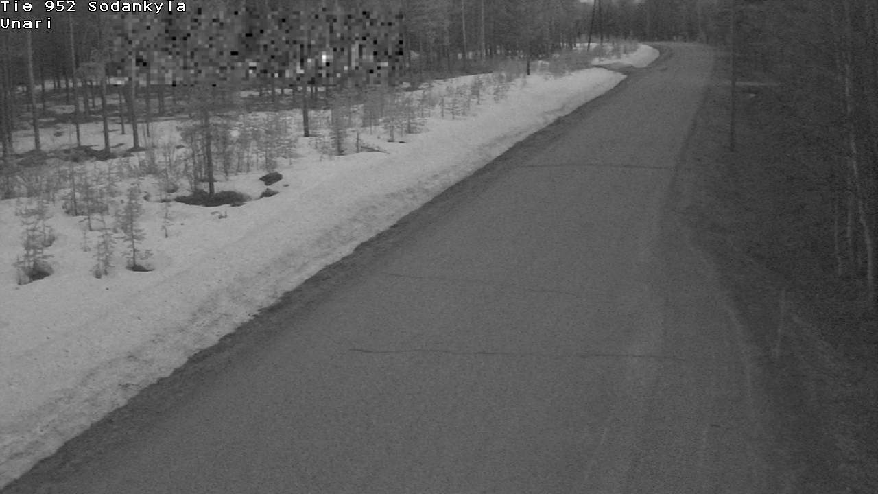 Weather Camera Image Road 952 Sodankylä, Unari, Sodankylä, Lappi