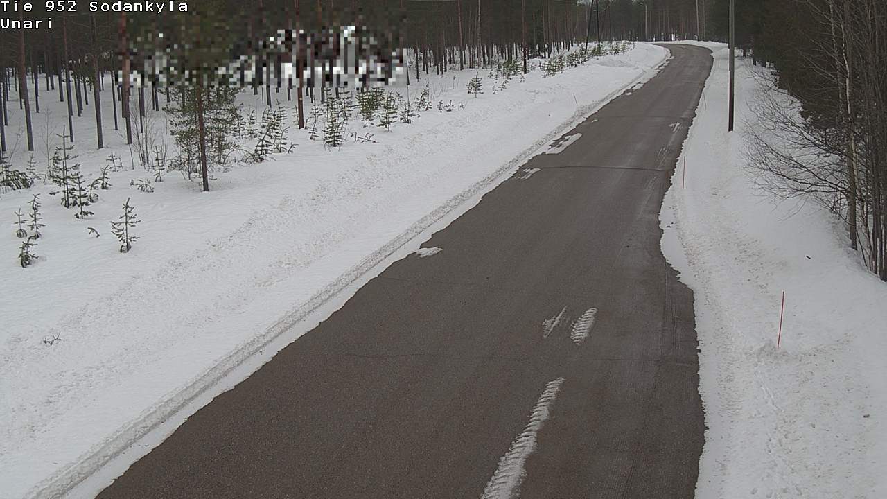 Weather Camera Image Road 952 Sodankylä, Unari, Sodankylä, Lappi