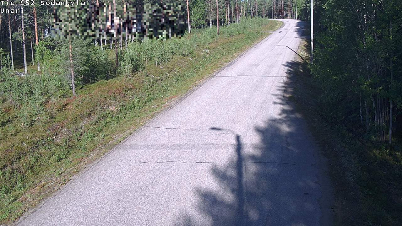 Weather Camera Image Road 952 Sodankylä, Unari, Sodankylä, Lappi