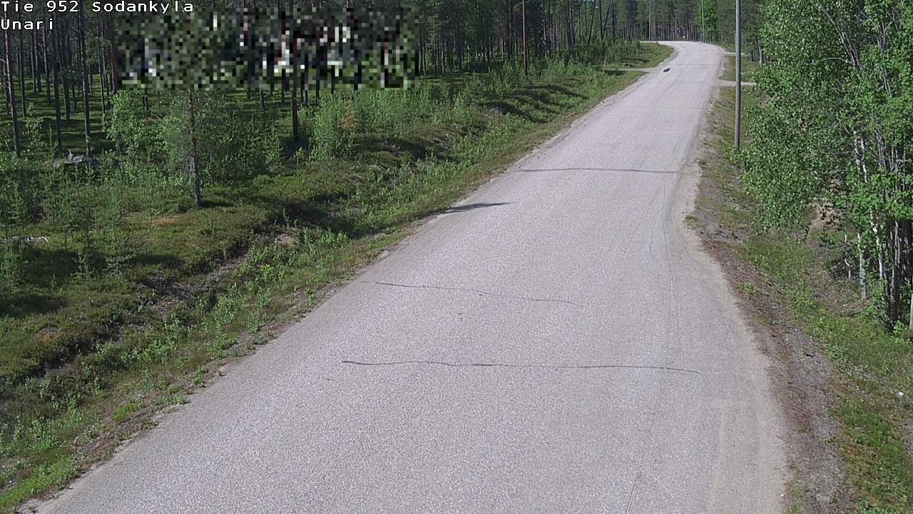 Weather Camera Image Väg 952 Sodankylä, Unari, Sodankylä, Lappi