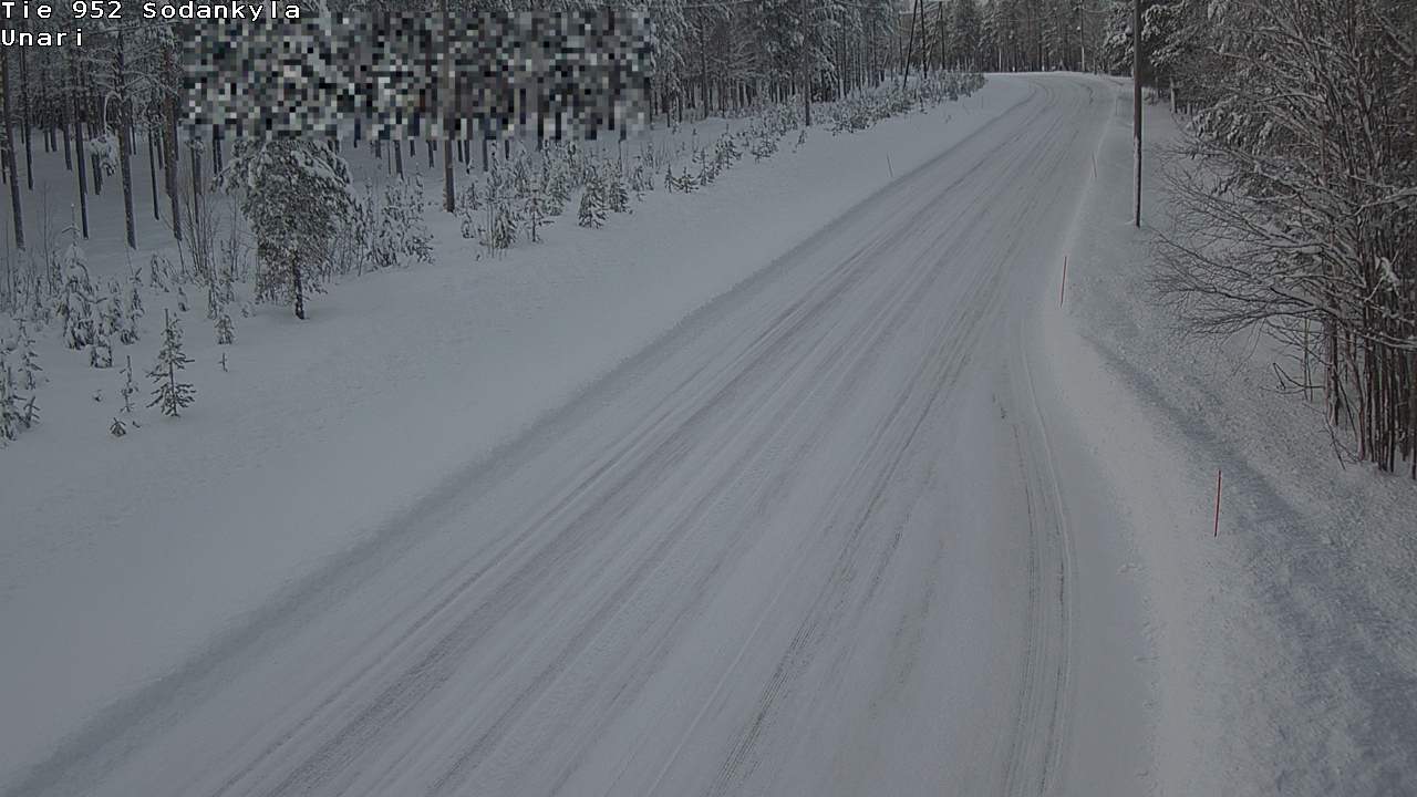 Weather Camera Image Road 952 Sodankylä, Unari, Sodankylä, Lappi