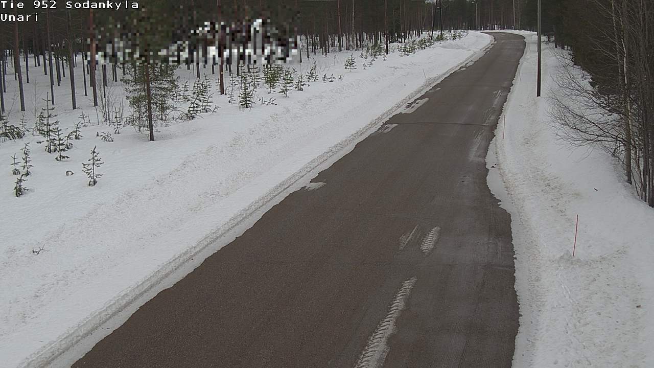 Weather Camera Image Road 952 Sodankylä, Unari, Sodankylä, Lappi