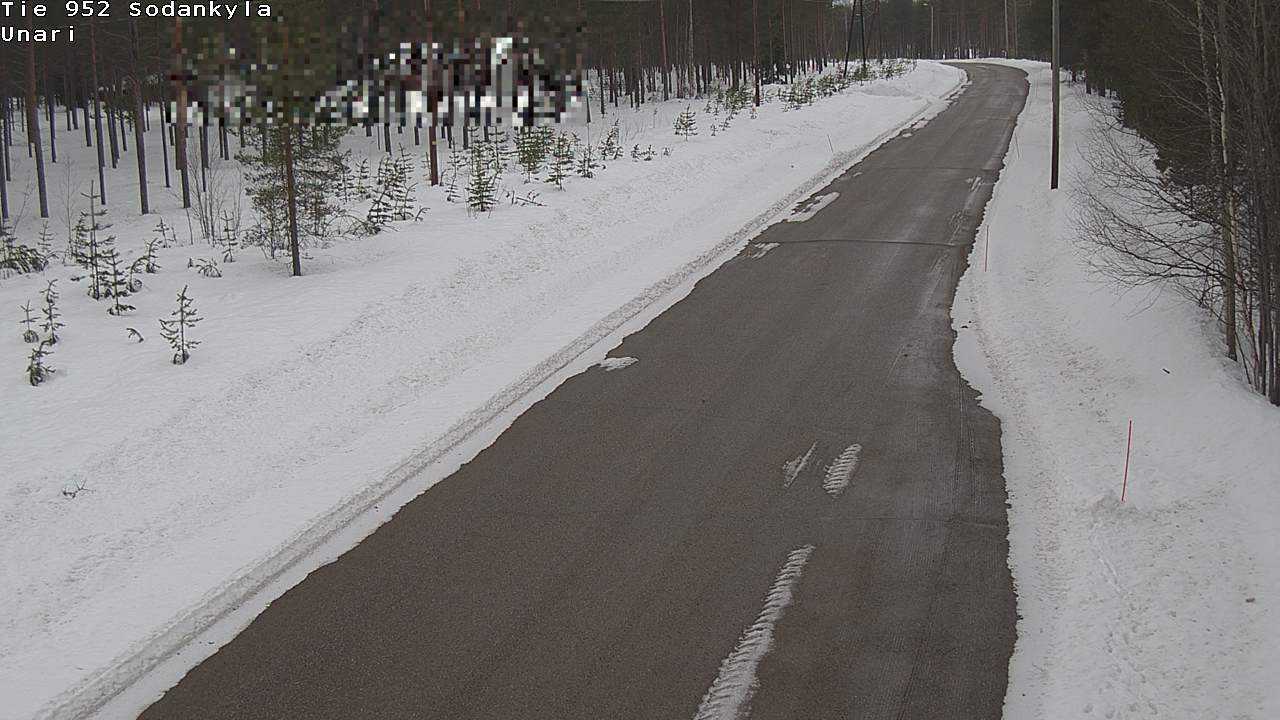 Weather Camera Image Road 952 Sodankylä, Unari, Sodankylä, Lappi