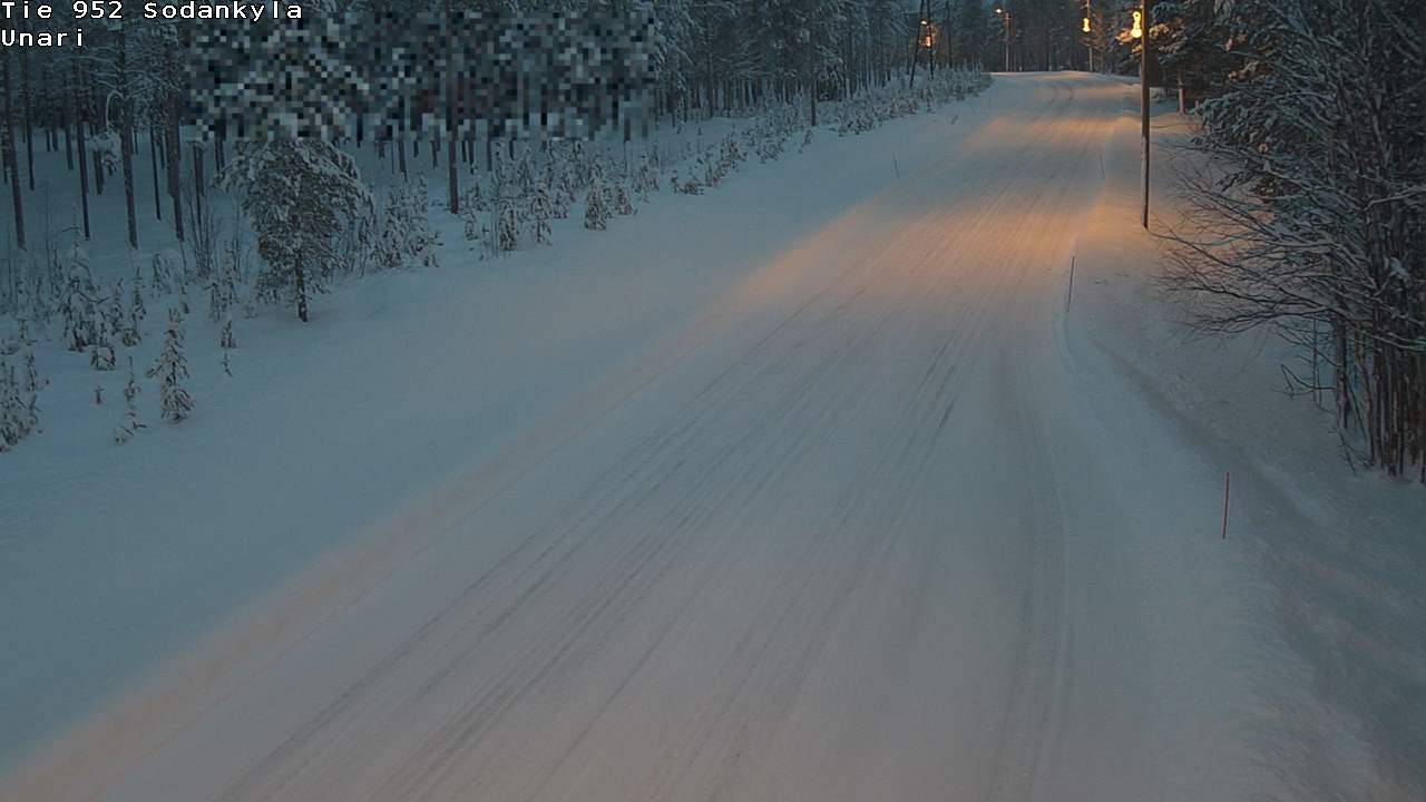 Weather Camera Image Väg 952 Sodankylä, Unari, Sodankylä, Lappi