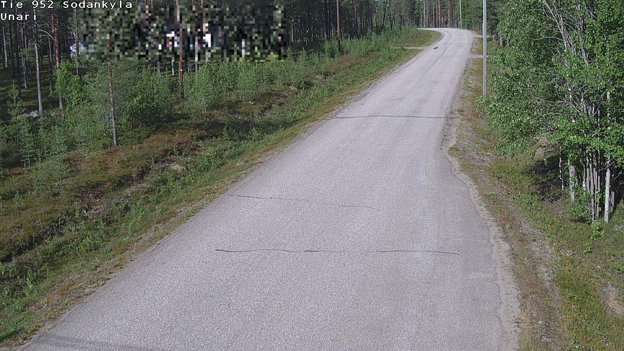 Weather Camera Image Road 952 Sodankylä, Unari, Sodankylä, Lappi