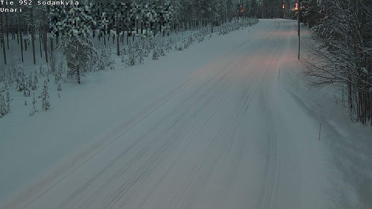 Weather Camera Image Väg 952 Sodankylä, Unari, Sodankylä, Lappi
