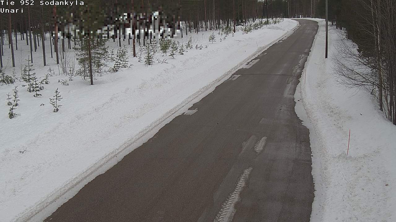 Weather Camera Image Road 952 Sodankylä, Unari, Sodankylä, Lappi