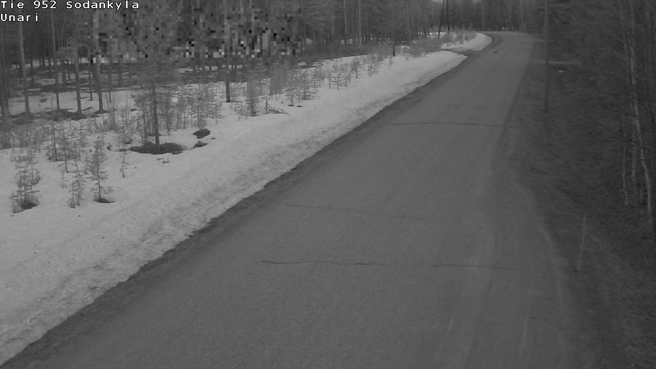 Weather Camera Image Road 952 Sodankylä, Unari, Sodankylä, Lappi