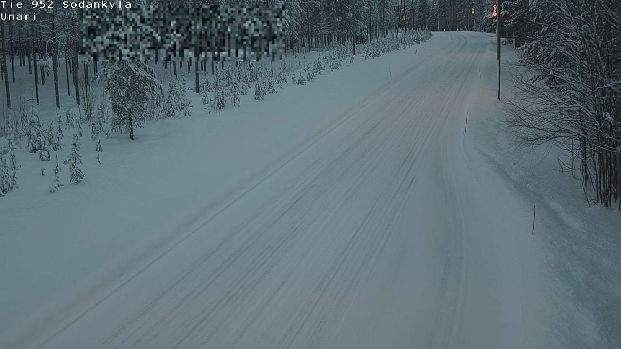 Weather Camera Image Väg 952 Sodankylä, Unari, Sodankylä, Lappi