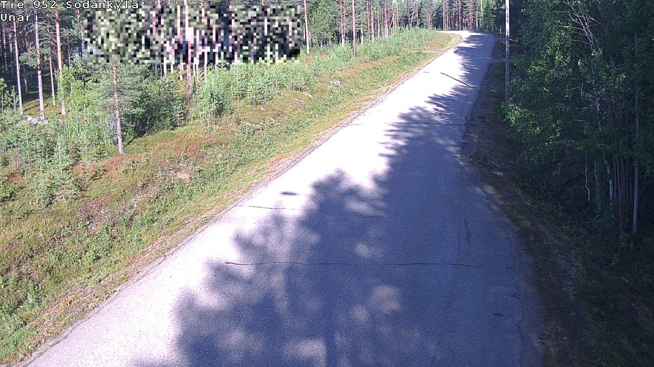 Weather Camera Image Väg 952 Sodankylä, Unari, Sodankylä, Lappi