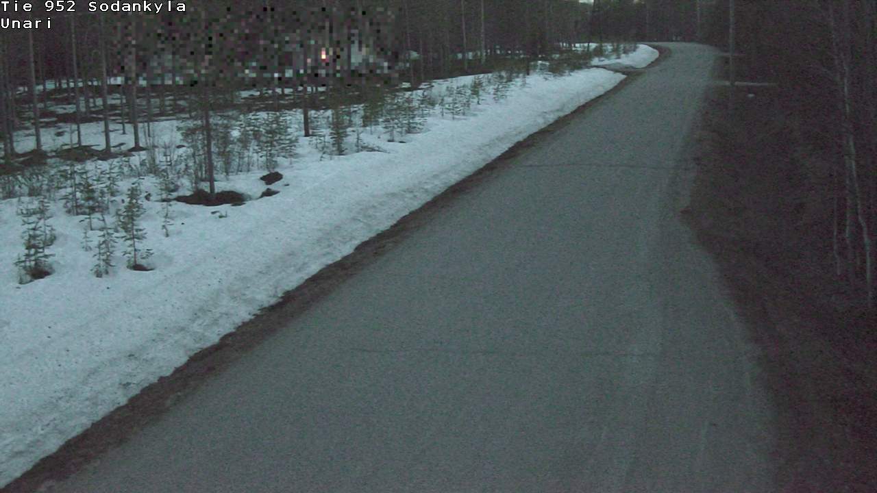 Weather Camera Image Road 952 Sodankylä, Unari, Sodankylä, Lappi