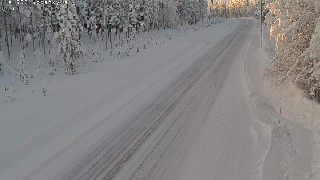 Weather Camera Image Road 952 Sodankylä, Unari, Sodankylä, Lappi