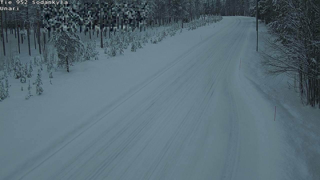 Weather Camera Image Väg 952 Sodankylä, Unari, Sodankylä, Lappi