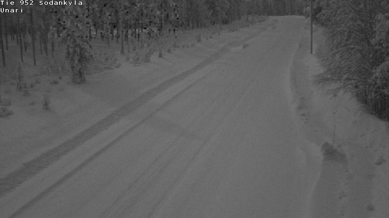 Weather Camera Image Väg 952 Sodankylä, Unari, Sodankylä, Lappi