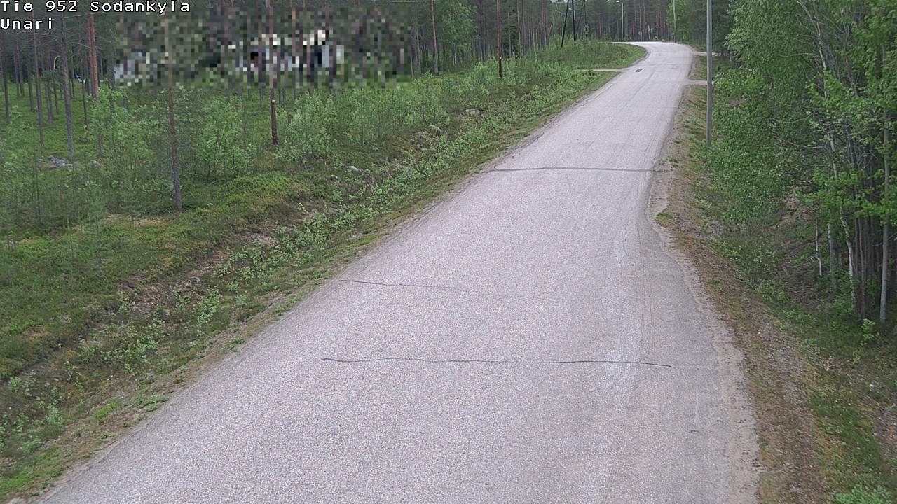 Weather Camera Image Väg 952 Sodankylä, Unari, Sodankylä, Lappi