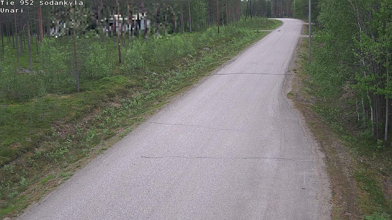 Weather Camera Image Road 952 Sodankylä, Unari, Sodankylä, Lappi