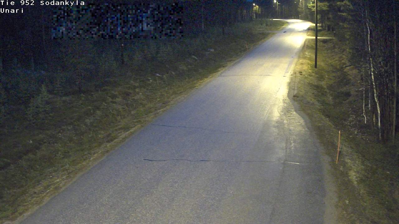 Weather Camera Image Väg 952 Sodankylä, Unari, Sodankylä, Lappi