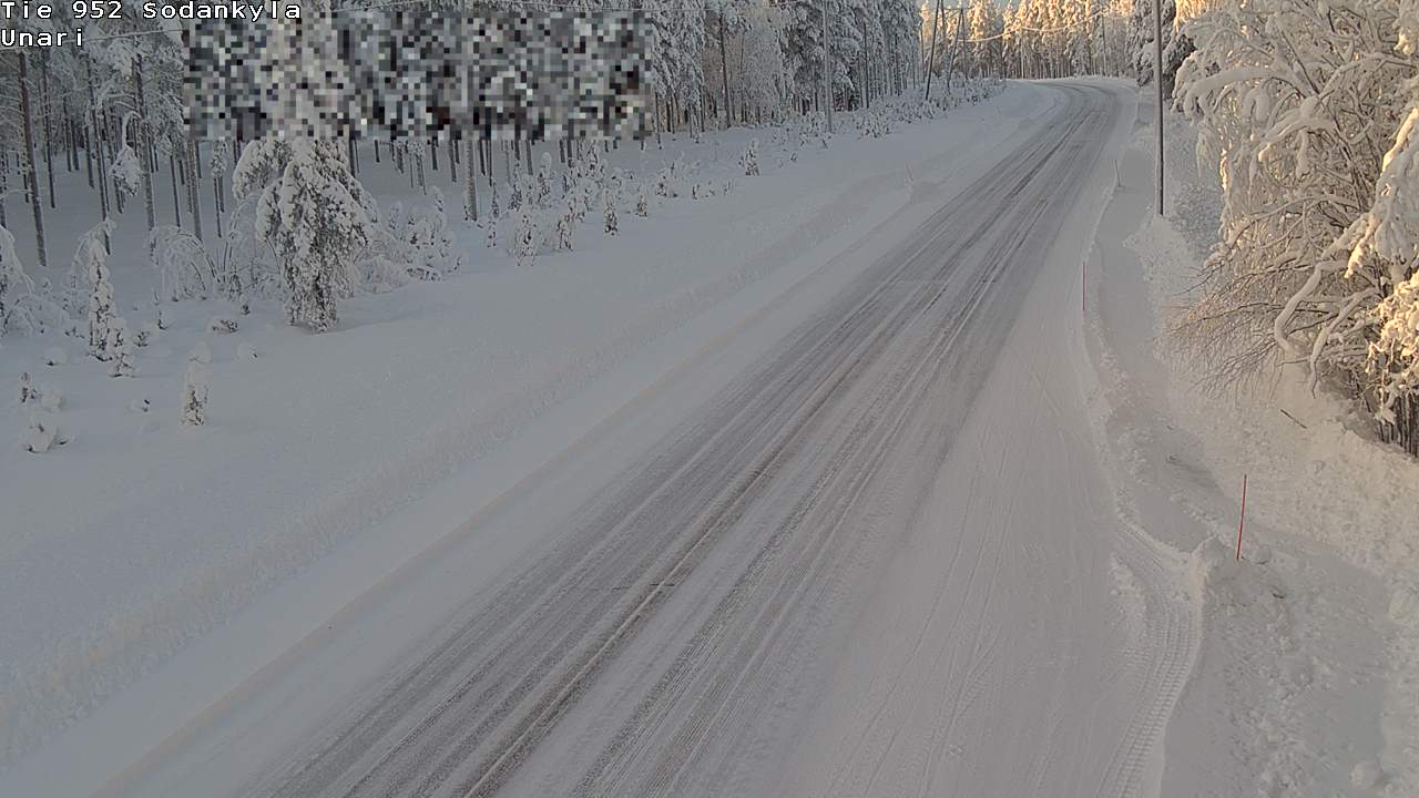 Weather Camera Image Road 952 Sodankylä, Unari, Sodankylä, Lappi
