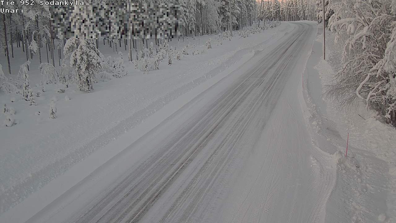 Weather Camera Image Road 952 Sodankylä, Unari, Sodankylä, Lappi