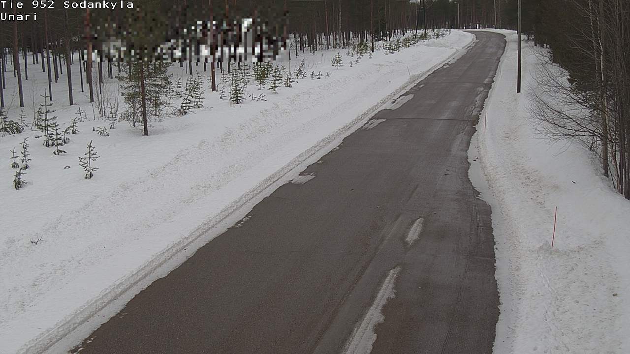 Weather Camera Image Road 952 Sodankylä, Unari, Sodankylä, Lappi
