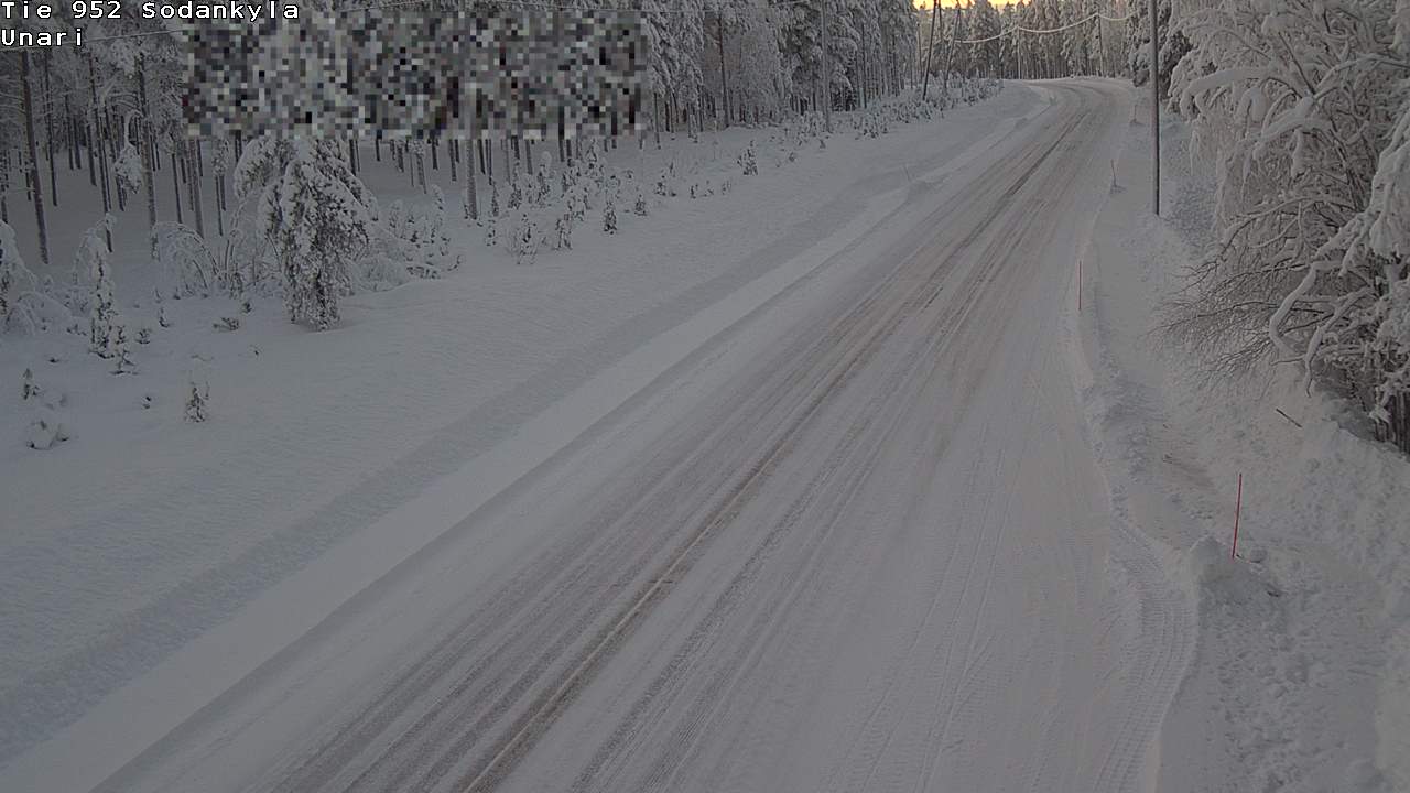 Kelikamerat Kuva Tie 952 SodankyläI Unari, Sodankylä, Lappi