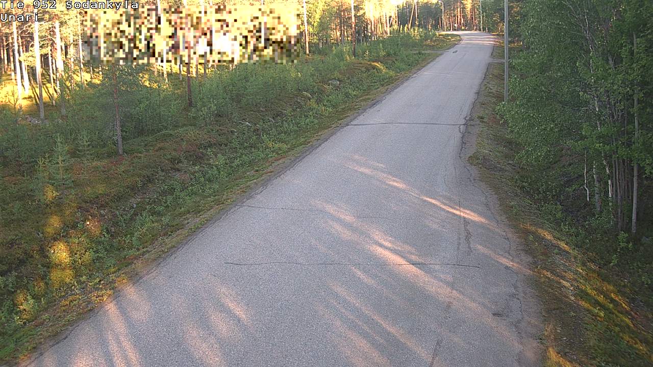 Weather Camera Image Väg 952 Sodankylä, Unari, Sodankylä, Lappi