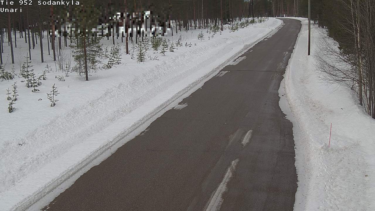 Weather Camera Image Road 952 Sodankylä, Unari, Sodankylä, Lappi