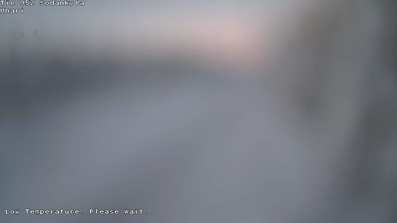 Weather Camera Image Road 952 Sodankylä, Unari, Sodankylä, Lappi