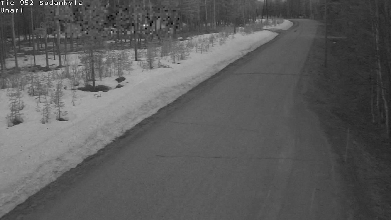 Weather Camera Image Road 952 Sodankylä, Unari, Sodankylä, Lappi
